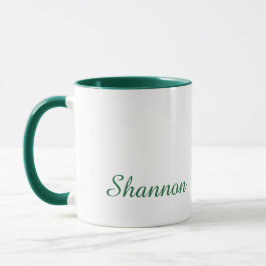 Taza Nombre personalizado regalo del Día de San Patrici