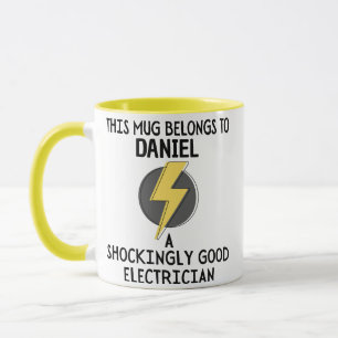 Taza nombre personalizado Regalo eléctrico Funny Electr