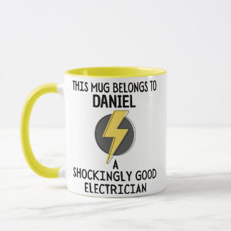 Taza nombre personalizado Regalo eléctrico Funny Electr