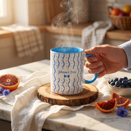 Taza Nombre personalizado regalo nuevo papá día del pad