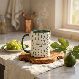 Taza Nombre personalizado regalo nuevo papá día del pad