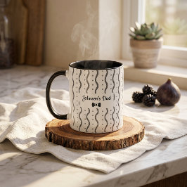 Taza Nombre personalizado regalo nuevo papá día del pad