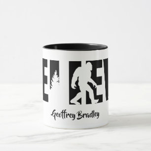 Taza Nombre personalizado Sasquatch Críptido Cree 
