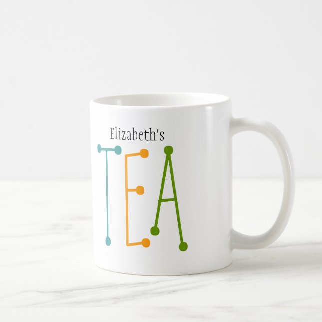 Taza Nombre personalizado "TEA" Mug (Derecha)