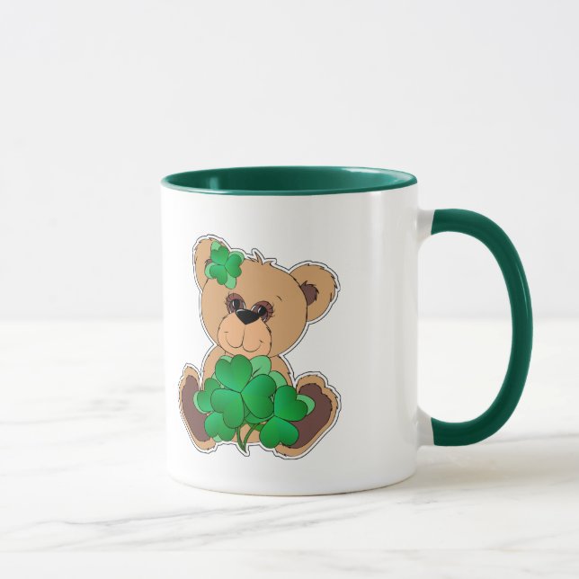 Taza Nombre personalizado Teddy Bear regalo del Día de  (Derecha)