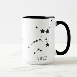 Taza Nombre personalizado Virgo Star Zodiac