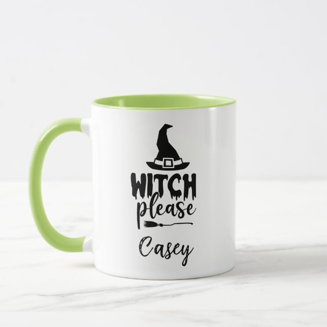 Taza Nombre personalizado ' Witch Please' (Izquierda)