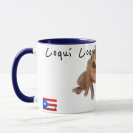 Taza Nombre Personalizar Bandera de Puerto Rico