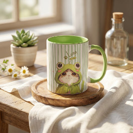 Taza Nombre y foto modernos simples de la mascota