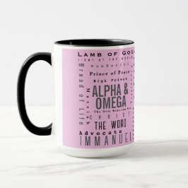 Taza Nombres Cristianos De Dios, Moderno Simple