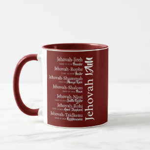 Taza Nombres de Jehová