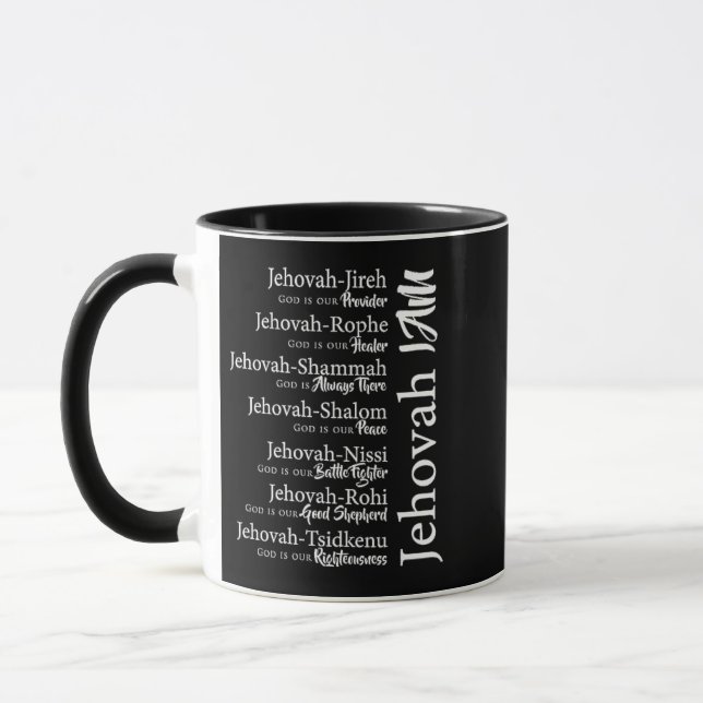Taza Nombres de Jehová (Izquierda)