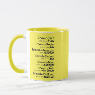 Taza Nombres de Jehová