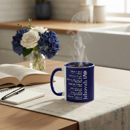 Taza nombres de Jehová