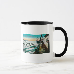 Taza Nome, vapor Corwin de Alaska que descarga la carga