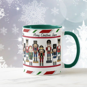 Taza Nómina personalizada Nombre y Navidades Saludo