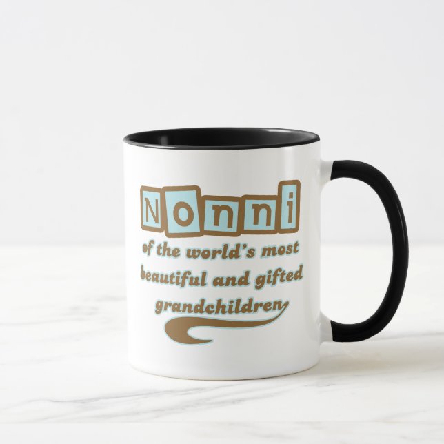 Taza Nonni de nietos dotados (Derecha)