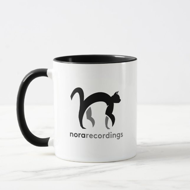 Taza nora recordings logo マグカップ (Izquierda)