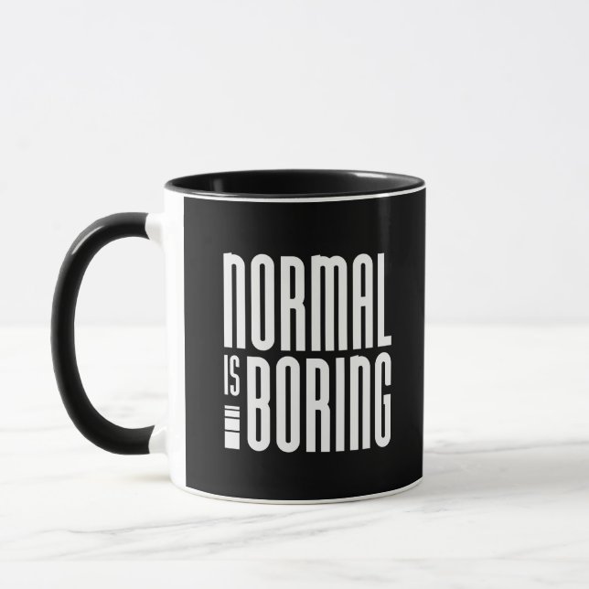 Taza Normal es aburrido (Izquierda)