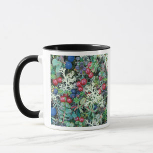 Taza Norteamérica, EE. UU., Alaska, paisaje, bayas