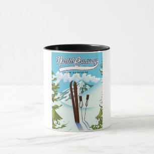 Taza North Conway New Hampshire, para esquiar