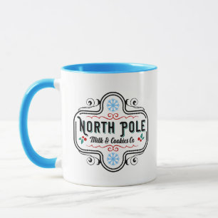 Taza North Pole Milk Cookie Company agrega monograma