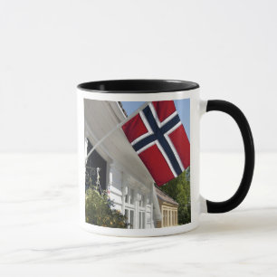 Taza Noruega, Stavanger. Vistas históricas del centro d
