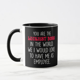 Taza Nos encantaría tenerme como obsequio de trabajador