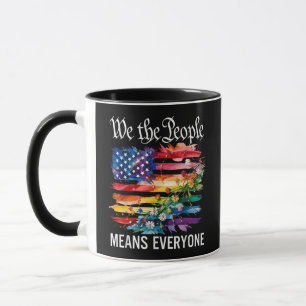 Taza Nosotros El Pueblo Significa Todos Arcoíris LGBT G