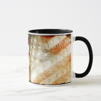 Taza Nosotros la gente con la bandera americana