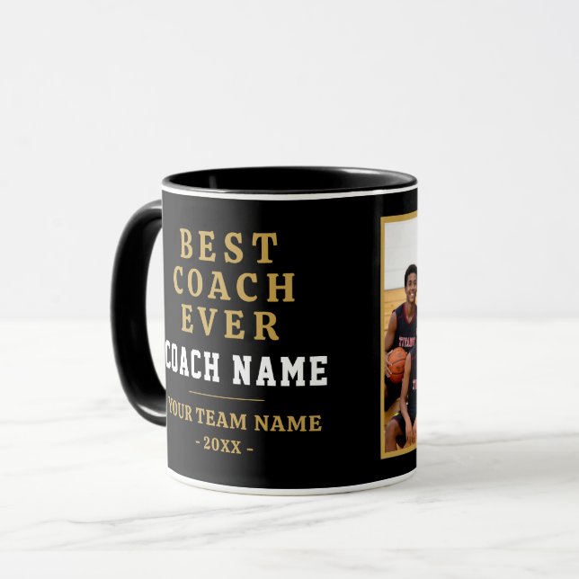 Taza Nosotros Sobreviviste Entrenador Divertida Foto (Anverso izquierdo)