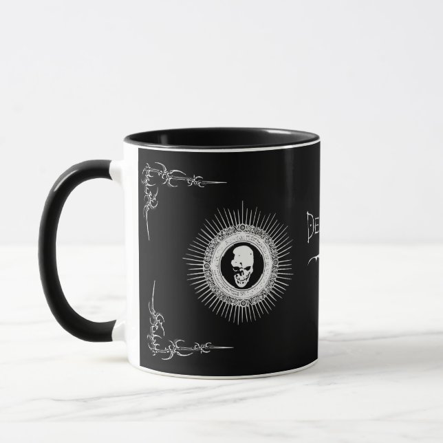 Taza nota de muerte (Izquierda)