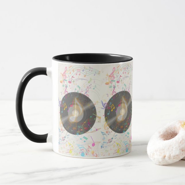 Taza Nota de música (Con donut)