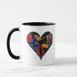 Taza Nota de música Corazón estampado