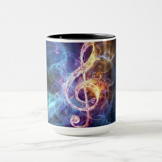 Taza Nota musical: Treble Clef (Centro)