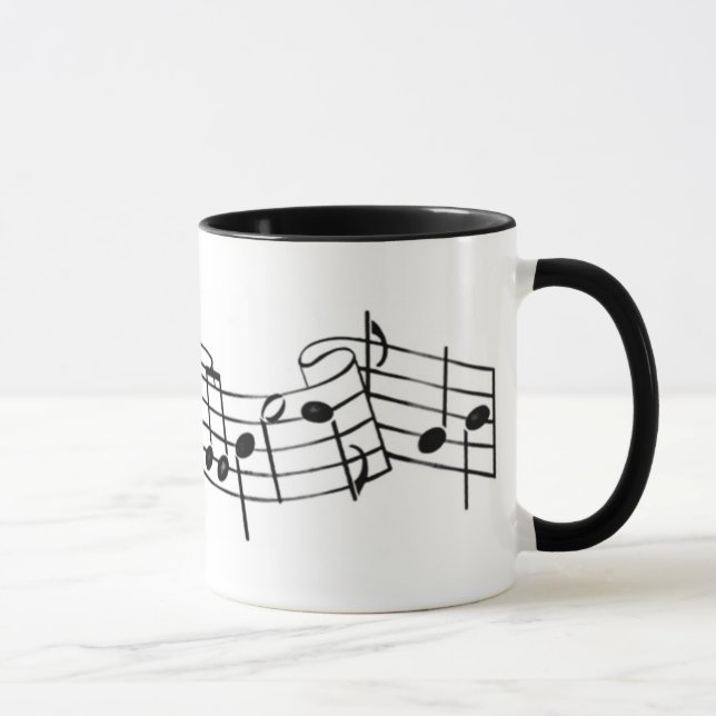 Taza notas 1 de la música (Derecha)