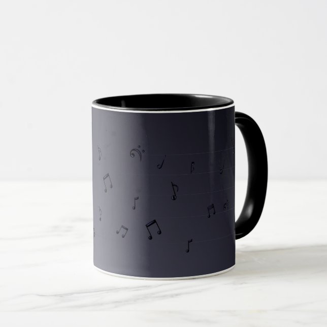 Taza Notas musicales Carol Gray (Anverso derecho)