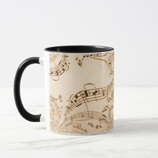 Taza Notas musicales de la antigüedad rusa (Izquierda)