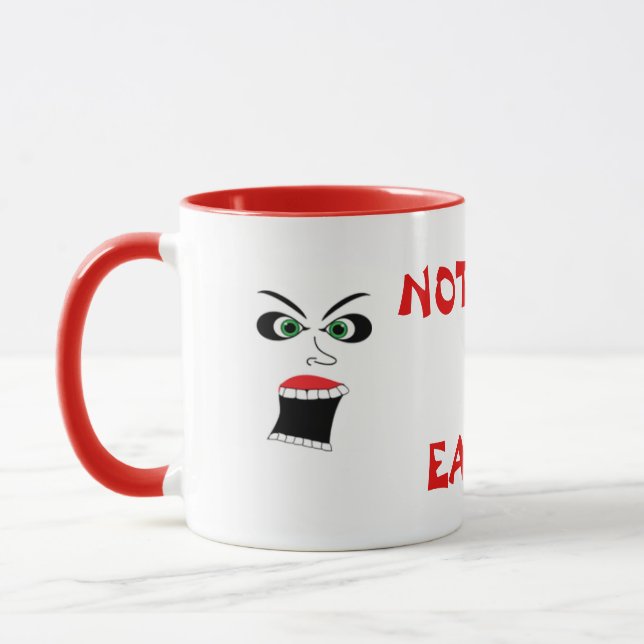 TAZA NOTHING IS EASY SCREAMING COFFEE MUG FOR OFFICE (Izquierda)