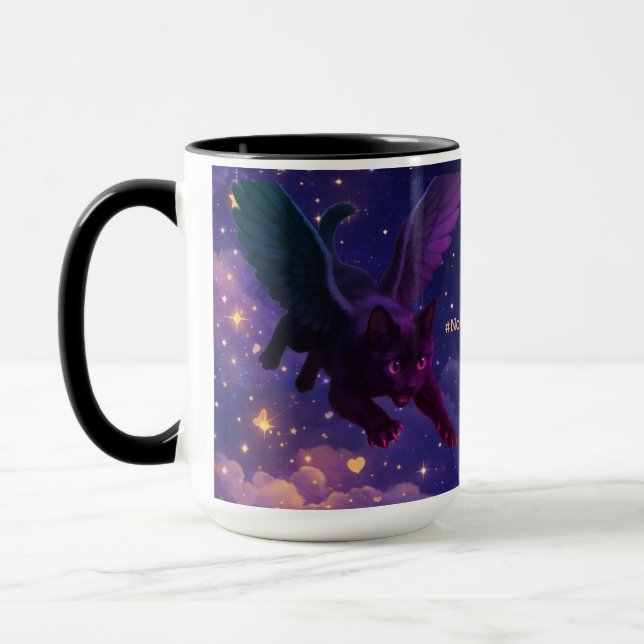 Taza #NovaCatAdventures winged v3 mug (Izquierda)