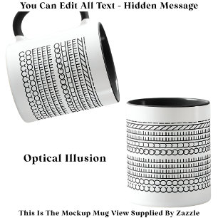 Taza Novedad divertida del café oculto Queen 115B