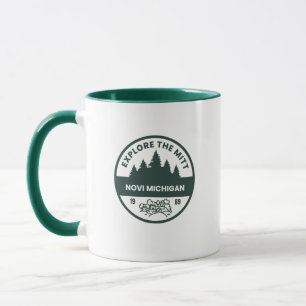 Taza Novi Michigan Coffee Mug