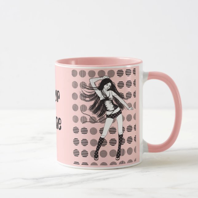 Taza novia bailarina rosa (Derecha)