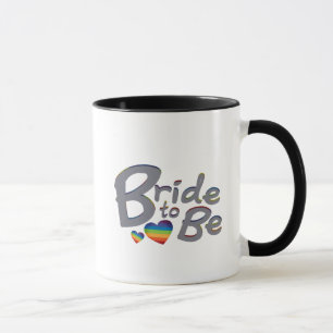 Taza Novia de la boda de LGBT a ser novia lesbiana