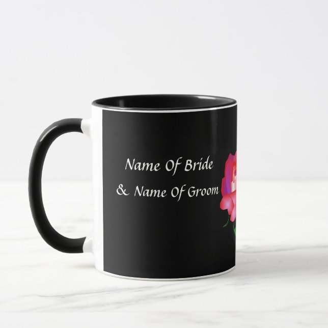 Taza "Novia" Rosa Mug - Personalizable (Izquierda)