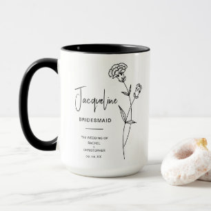 Taza Noviaria de enero   Flor de nacimiento de claveles