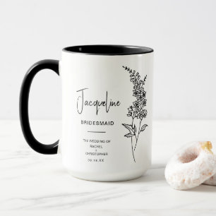 Taza Noviaria de julio   Flor de nacimiento Larkspur