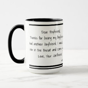 Taza Novio de las gracias