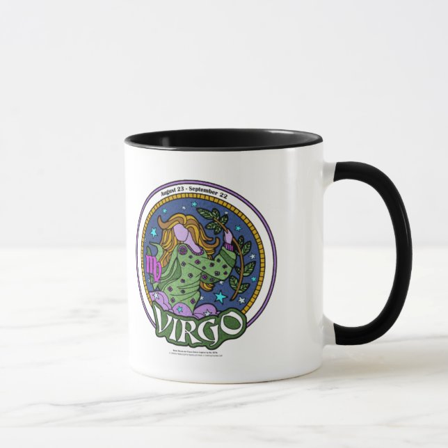 Taza NP Virgo Black 11oz Ringer Mug (Derecha)
