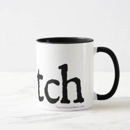 Taza NP Witch Black 11 oz Ringer Mug